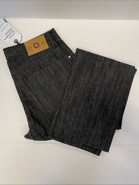Men's Black Denim Jeans - Classic Straight Fit